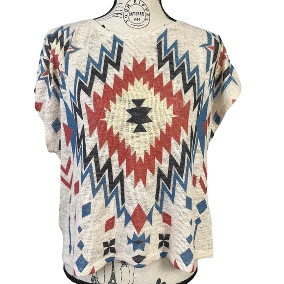 Ginger G Boho Cap Sleeve Top - Picture 2 of 4